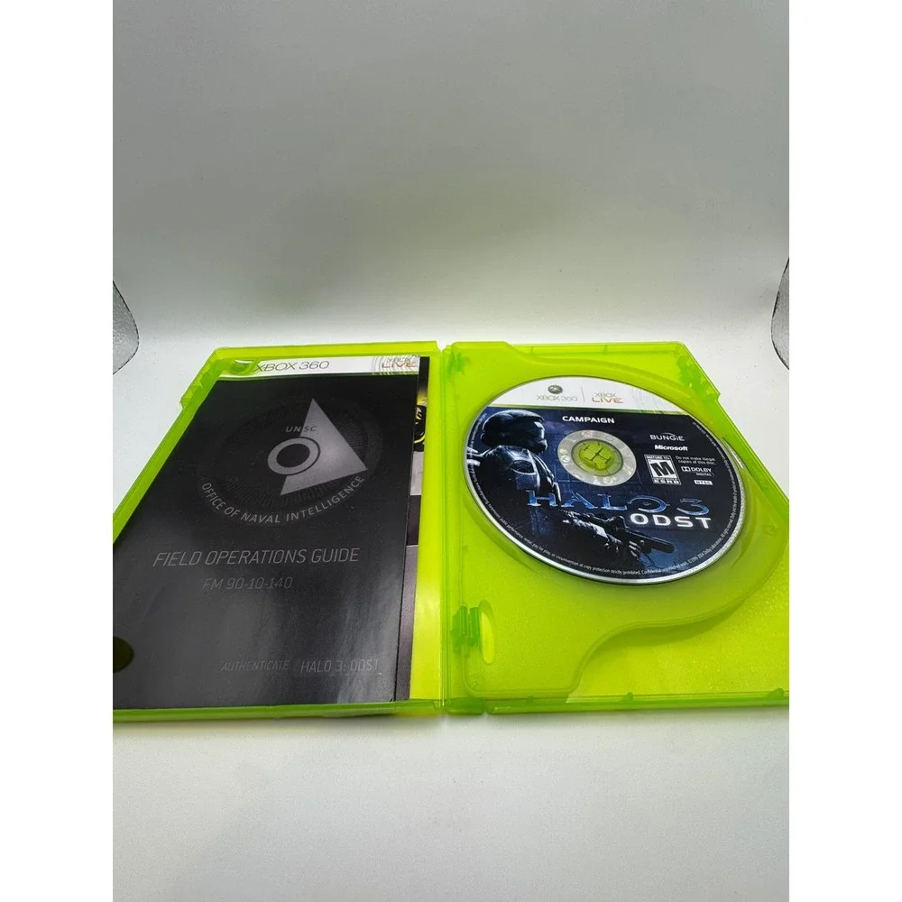 Halo 3 ODST Xbox 360 Bungie 2009 Complete 2-Disc Set with Manual NTSC